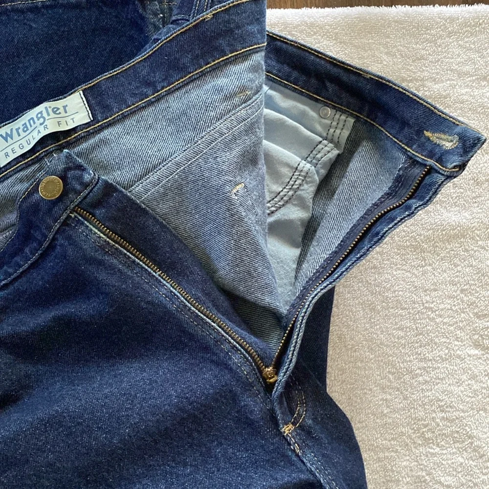Wrangler Blue Straight Jeans‎ Classic Style